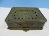 Antique Brass Chaufferette La Frileuse 