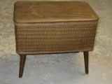 Vintage Retro Storage Sewing Box Stool