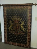 Regal Maitland Smith Co. Castilian Crest Heavily Embellished Large Decorative Wall Panel Fleur