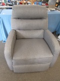Best Chairs Inc. Furniture Swivel Glider Recliner Transitional Modern Style Like New