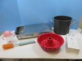 Lot Commercial Aluminum Cookware 8 Qt. Stock Pot, Camerons Gourmet Mini Stovetop