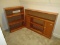 2pcs Pine 3 Shelves Bookcase(39 1/2