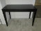 Mid Century Modern Aesthetic Desk w/Drawer Streamlined Silhouette on Tapered Legs Faux