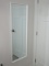 Classic Modern White Framed Beveled Wall Mount Full Length Mirror- 17 1/2