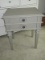 Splendid Finch Irving Gray Nightstand/End Table w/2 Drawers Traditional Rustic Cottage Design