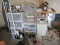 Lot Sterilite Storage Slide Out Drawers, Dish Drying Wire Rack, Kitchen Towels, Light Bulbs,