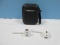 Apple Air Pods in Charging Case w/Silicone Protective Case & Clip