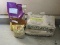 Lot No-Mess Blend Wild Birds Unlimited Seeds, 2 Bags, Play Sand 2 Bags 50lbs. Each