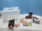 Lot Corningware 2pc Mini Dessert Baker, Shot Glass, Silverplated Baby Cup, Kaleidoscope