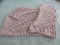 Madison Park 100% Acrylic Mauve Chunky Double Knit Throw Blanket- 52