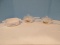 5pcs Collectible Corningware Blue Cornflower Pattern 1Qt Casserole, 2 Spice of Life