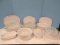 14pcs Corningware French White Stoneware Baking Casserole Dishes Some Glass Lids/Plastic