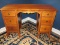 Mahogany French Inspired Kneehole Desk w/Dovetail Drawers- 30