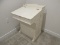 Davenport Desk AKA Ship Captain's Desk Painted Finish Compact Size, Sloping Hinged Top &