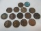 15 Collectible Lincoln Wheat Pennies Bronze Composition 95% Copper- Dates 1951, 2-1951 D,