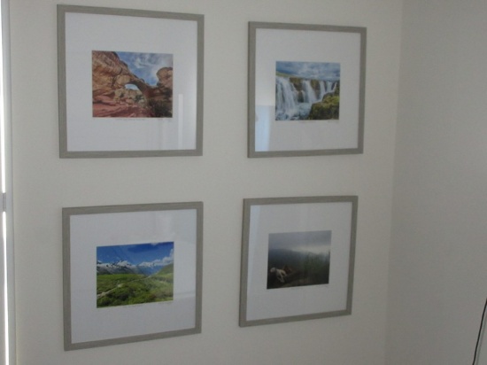 Collection of 4 Original Photographs Wall D‚cor Vignette in Frames by Local Shutterbug