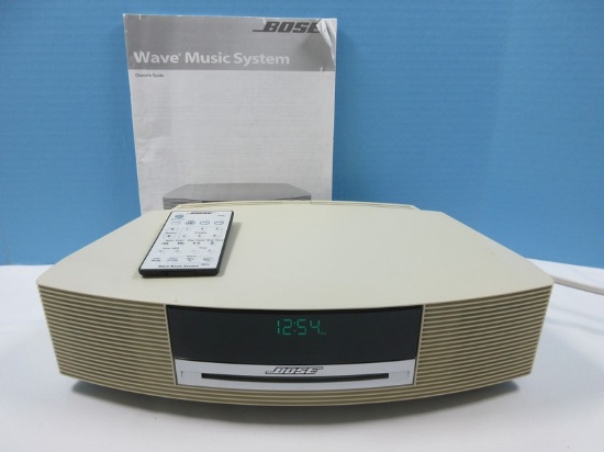 Bose Wave Music System w/Remote & CD Player Model AWRCC2- Works!