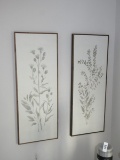 Pair Wall D‚cor Neutral Botanical Study Titled IV & Soft Botanical Illustration Artwork Prints