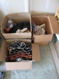 Lot Wooden & Other Clothes Hangers, Men's Leather Belts, Shirts, Polo Cayson Slide Sandals etc.