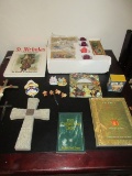 Lot Teeny-Tiny Nativity 2 Crucifix, Catholic Shoppe 4pc Set 8