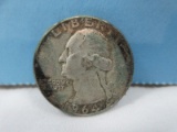 1964-D Washington Silver Quarter Denver Mint Mark- 90% Silver, Wgt. 6.25G