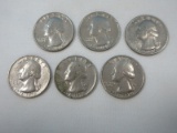 6 Collectible Bicentennial 1776-1976 Washington Quarters, Colonial Drummer Denver Mint