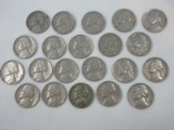 21 Collectible Jefferson Nickels- Dates 1940-1969