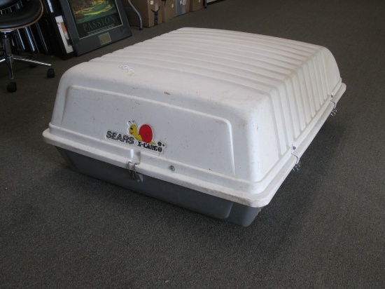 Vintage Sears X-Cargo Rooftop Cargo Carrier Iconic Snail Logo Play On Escargot Circa 1980's-90's