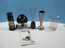5pc Cuisinart Smart Stick Hand Blender w/Attachments & Recipe Booklet