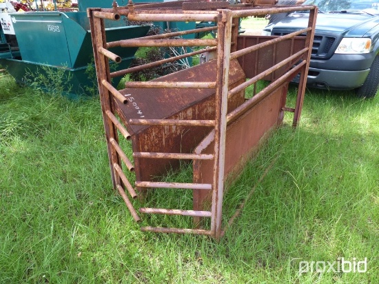 Hydraulic roping chute