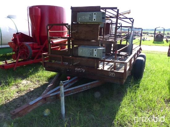 Homemade 7x15 utility trailer