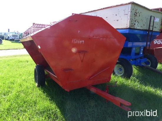 Portable livestock feeder