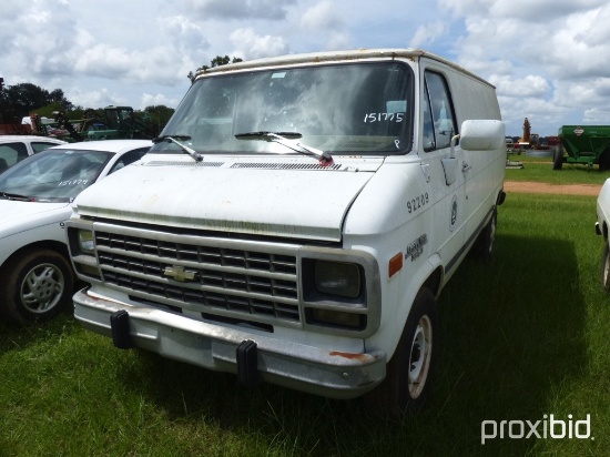 92 Chevy 30 van (county owned)