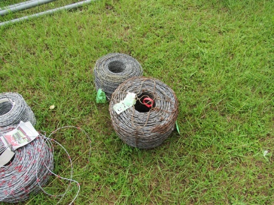(2) rolls of barb wire