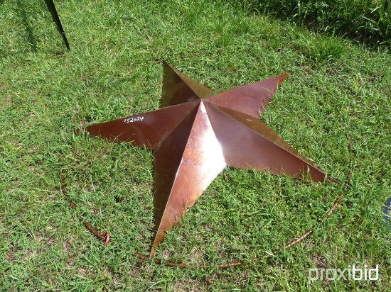 metal star sign