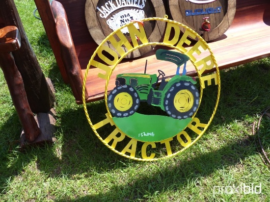 Metal John Deere Sign