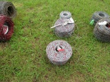 (3) rolls of barb wire