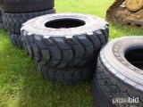 (2) 17.5R25 tires (county owned)