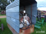 Fuel tank w/ containment box