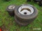 (4) mower tires