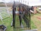 4' metal gate w/ deer logo