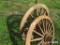 Wooden wagon wheel