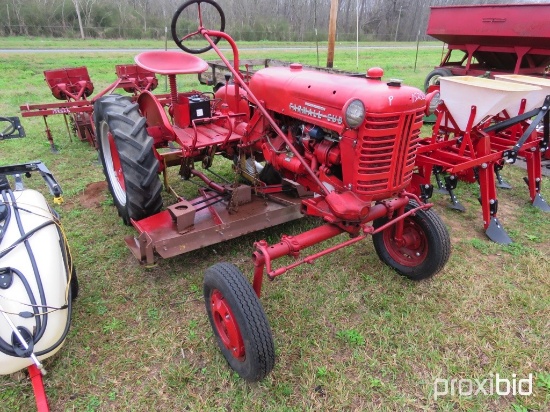 Farmall Cub tractor w/ belly mower