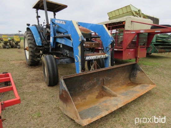 New Holland 8360 tractor w/ Woods 255 loader