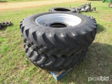 (2) 14.9-34 tires on CaseIH fwa wheels
