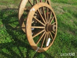 Wooden wagon wheel