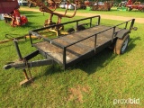 Homemade 4x11 utility trailer