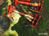 Kubota loader quick attach mounting bracket