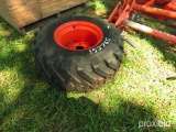 Kubota 26x12.00-12 tire and wheel