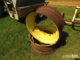 (2) John Deere 16x38 rear wheels